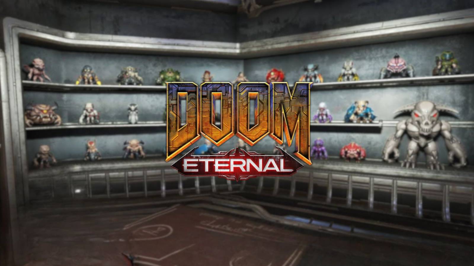 Complete Toy Collection in Doom Eternal