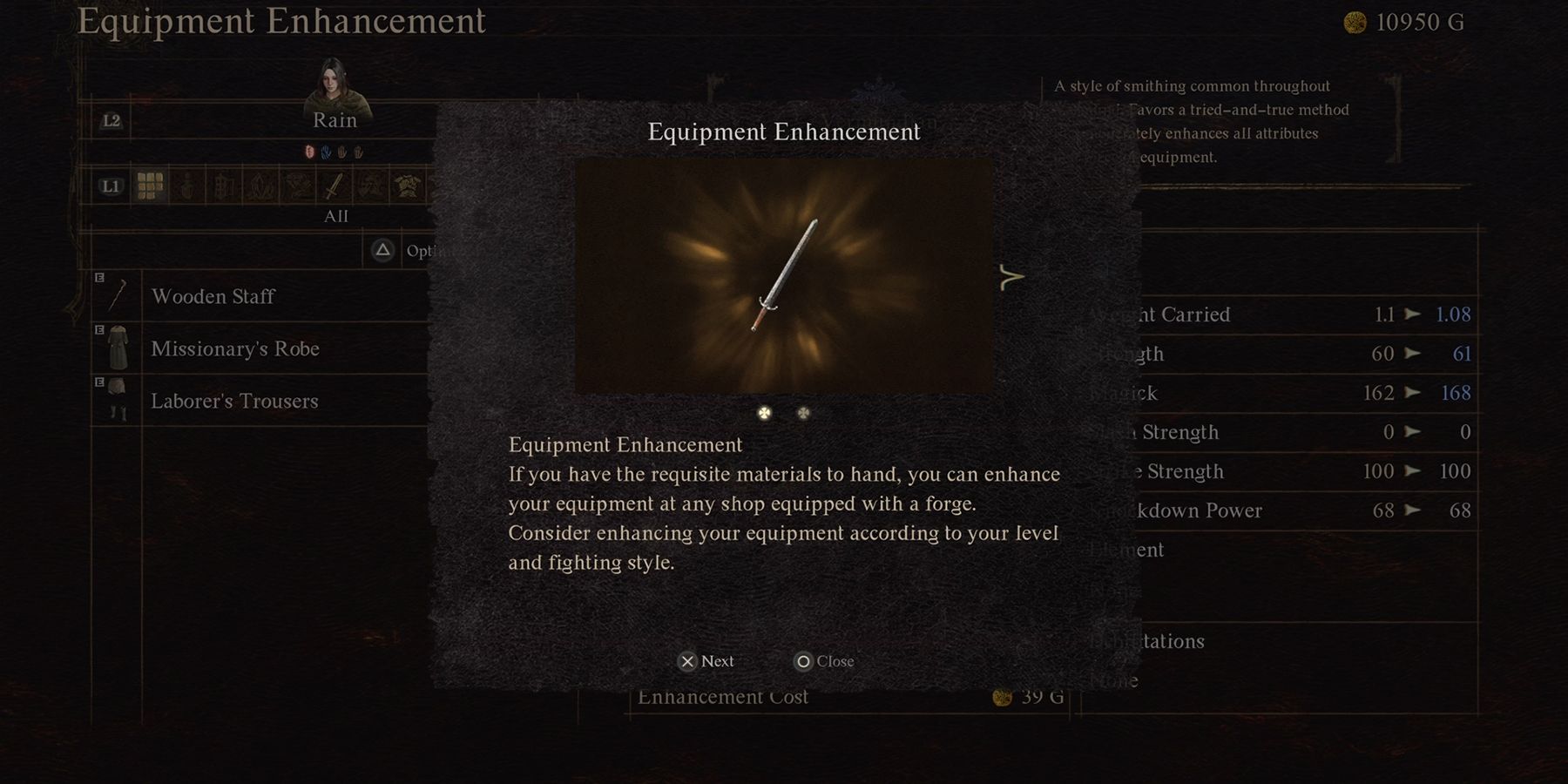 how to enhance equipement in dragons dogma 2