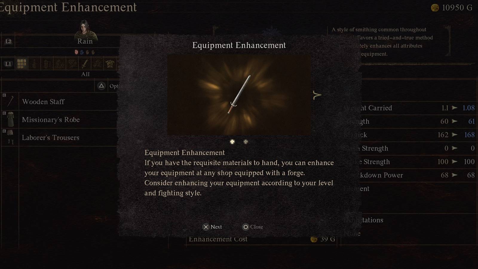 how to enhance equipement in dragons dogma 2