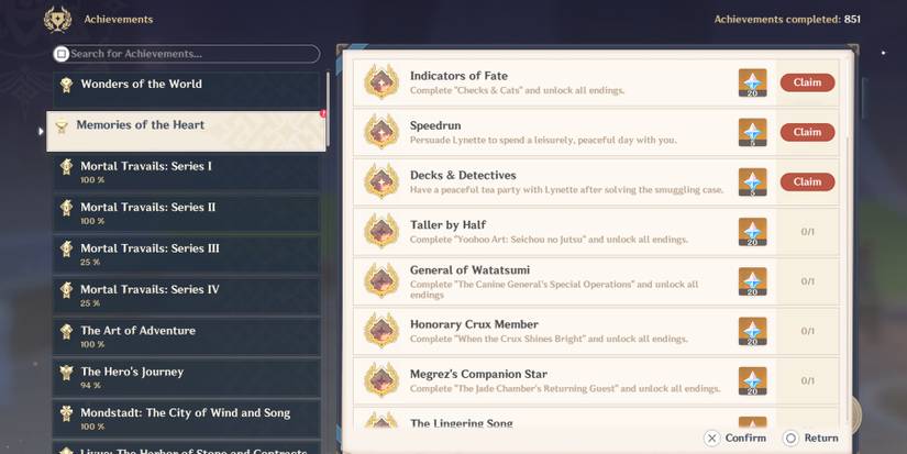 how to get lynette hangout achievements in genshin impact