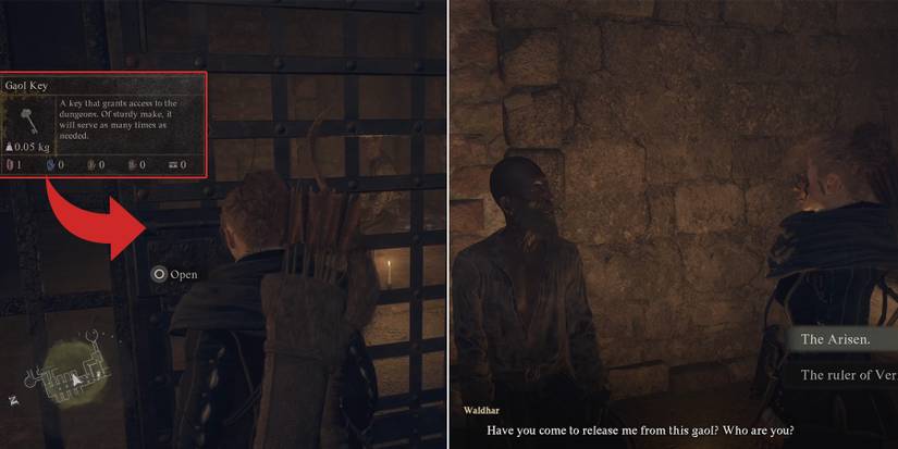 how to open waldhar goal cell in dragons dogma 2