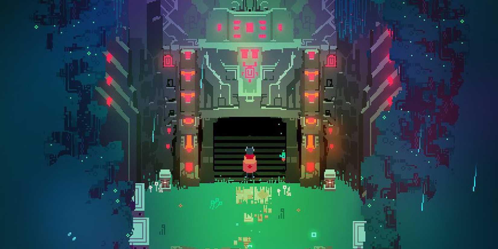 Drifter entering a door