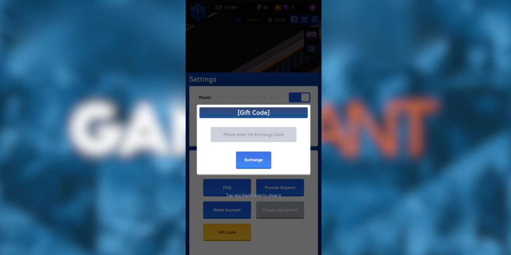 Idle Office Tycoon the codes tab