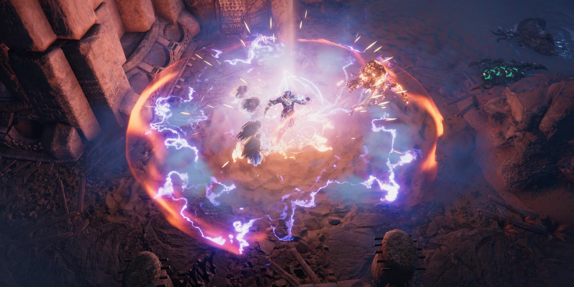 Mage using Elemental Nova in Last Epoch