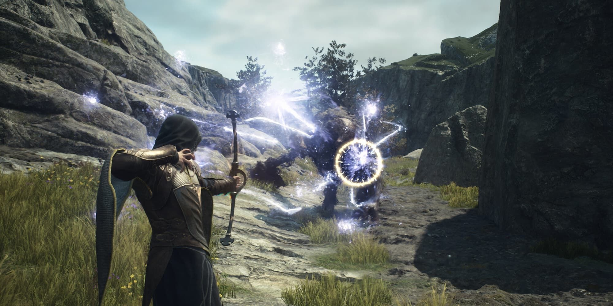 Volley from a Magick Archer in Dragon's Dogma 2