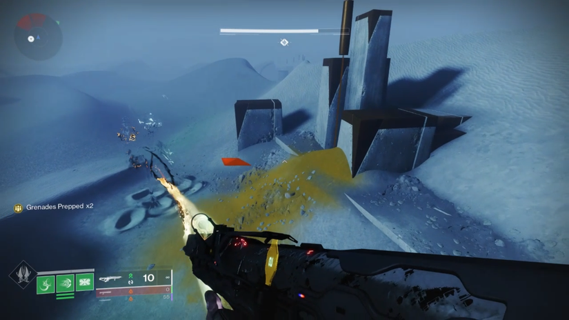 The first secret chest in the Prophecy dungeon in Destiny 2