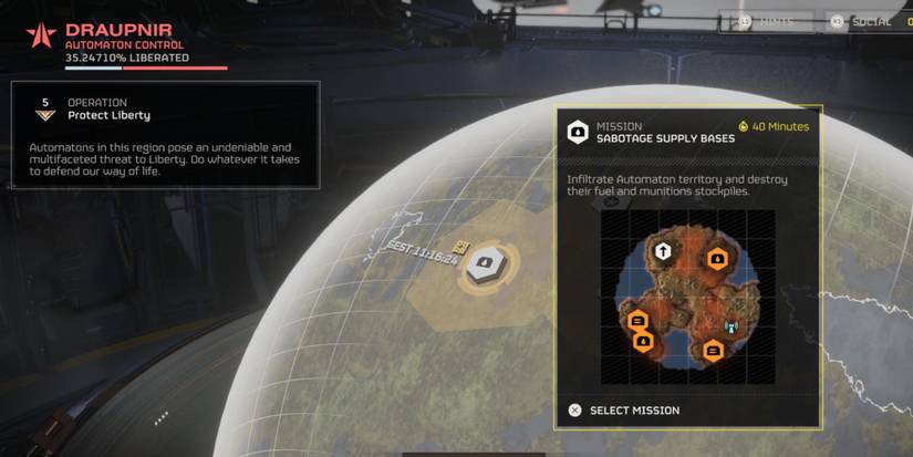 Sabotage Supply Bases mission in Helldivers 2
