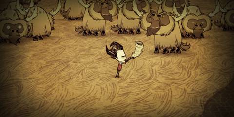 Using a horn in Don’t Starve