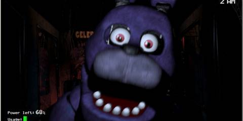 Bonnie jumpscare in Five Nights at Freddy’s