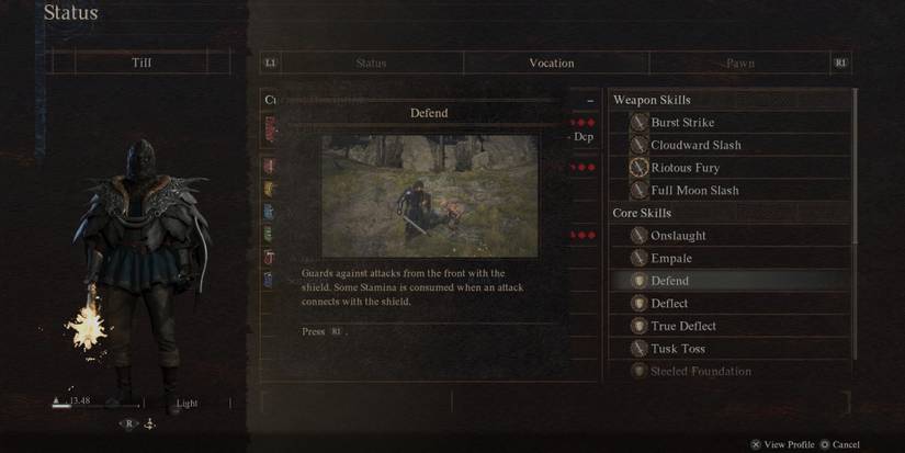 Defend weapon skill in Dragon’s Dogma 2