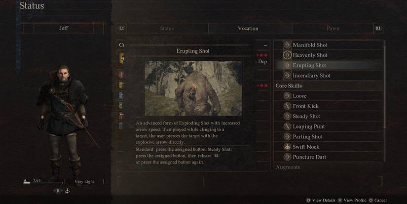 Erupting Shot in Dragon’s Dogma 2