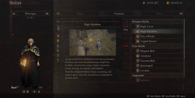 High Halidom weapons skill in Dragon’s Dogma 2