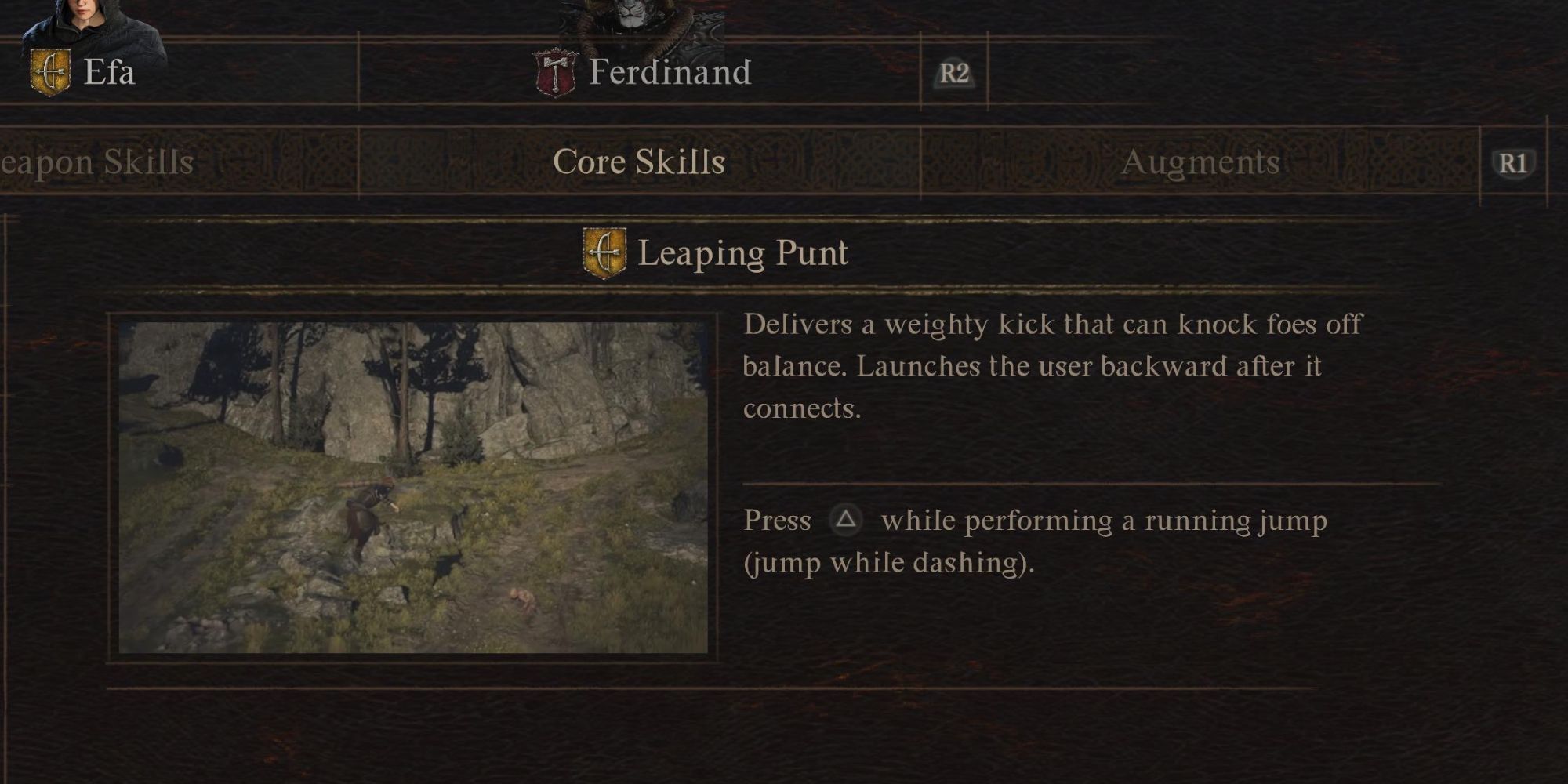 Leaping Punt in Dragon’s Dogma 2
