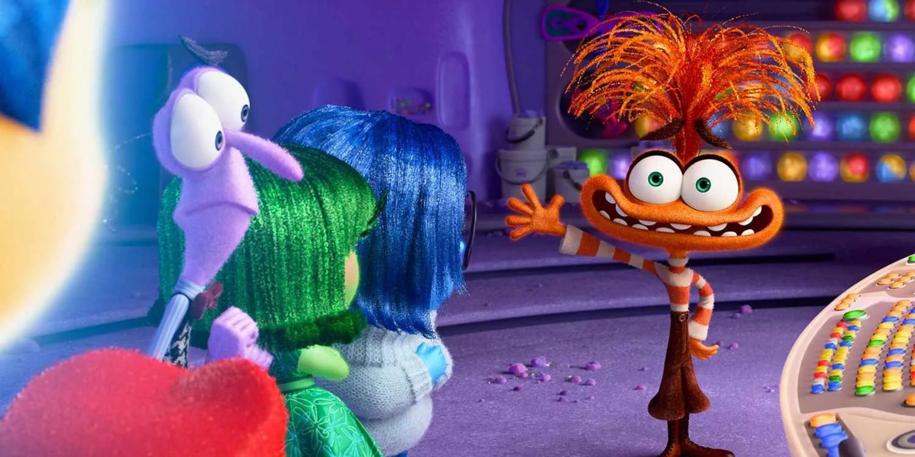 The emotions in Inside Out 2
