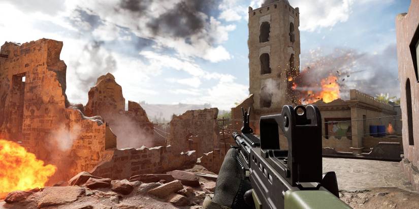 A building in ruins in Insurgency Sandstorm
