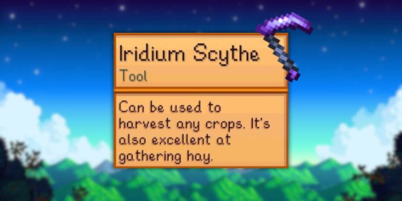 Iridium Scythe in Stardew Valley