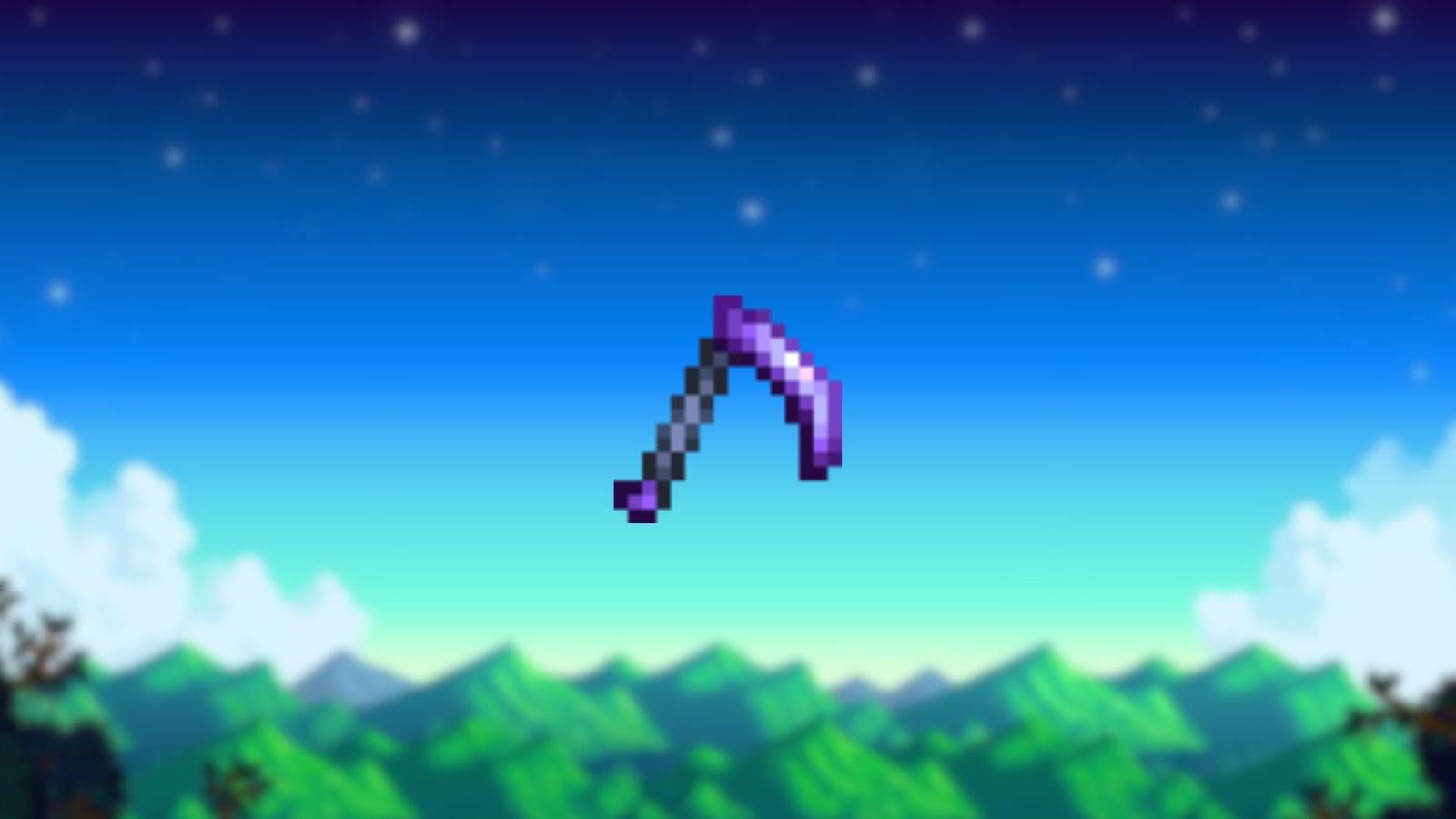 Iridium Scythe in Stardew Valley