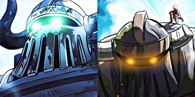 iron giant awakens and helps luffy one piece 1111