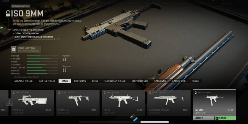 ISO 9MM SMG Call Of Duty Warzone Mobile