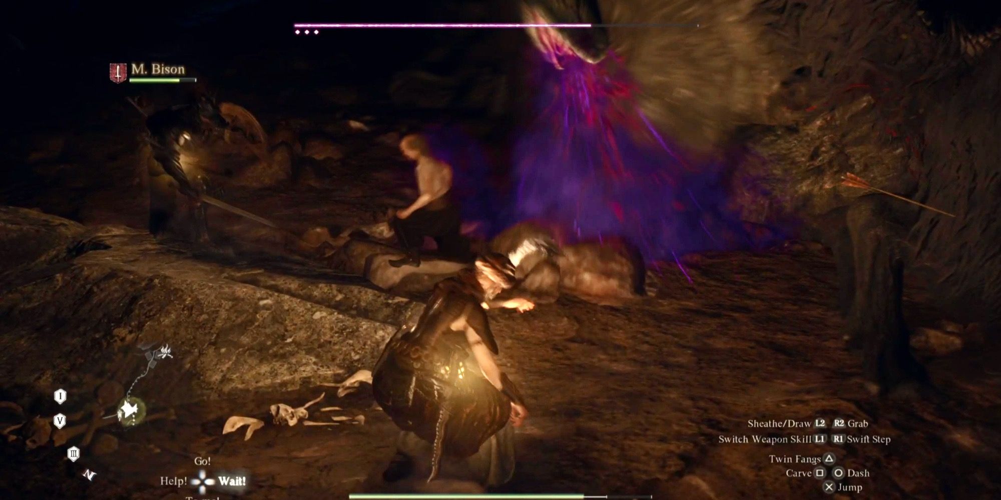 Jarle getting Poisoned in Dragon's Dogma 2 