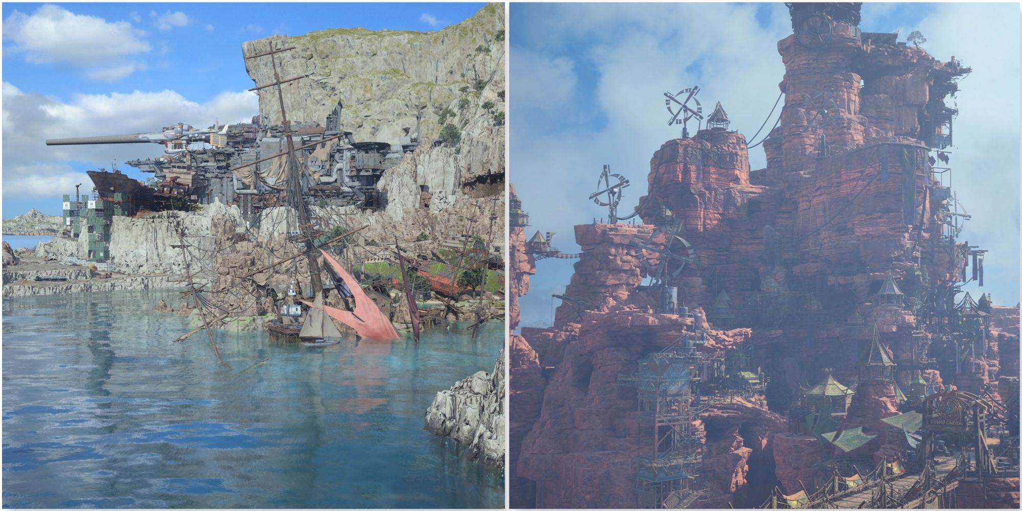 Junon and Cosmo Canyon regions in Final Fantasy 7 Rebirth