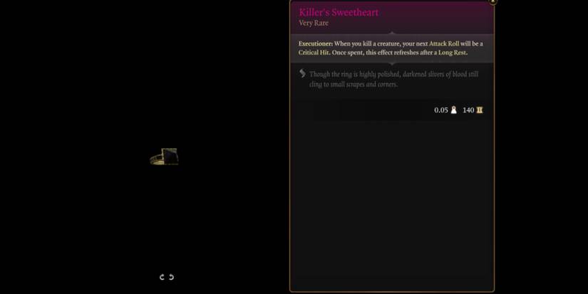 Killer's Sweetheart ring