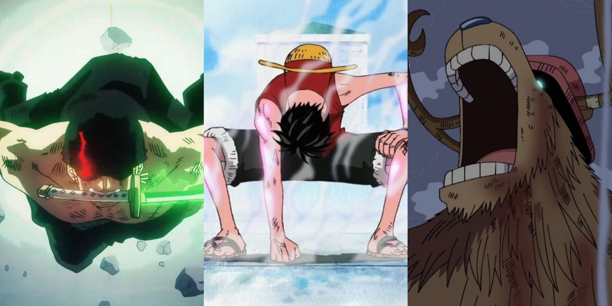 king od hell zoro luffy gear second monster point chopper one piece