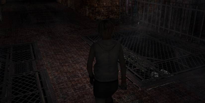 heather walking through the mall in silent hill 3