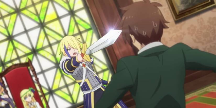 Konosuba Season 3 Kazuma in the Palace