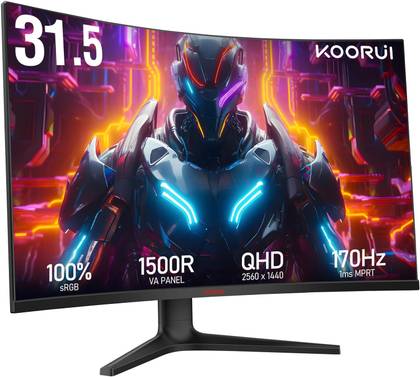 KOORUI 32 inch Curved Gaming Monitor