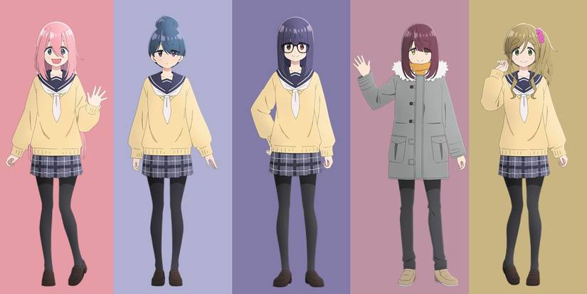 Laid Back Camp Characters