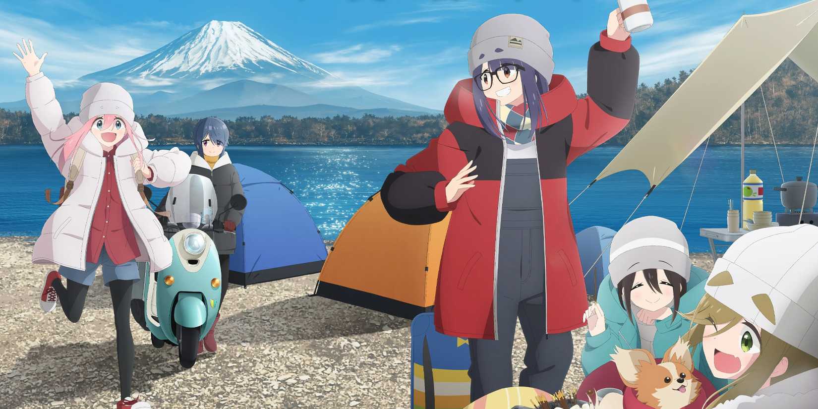 laid-back camp season 3 visual