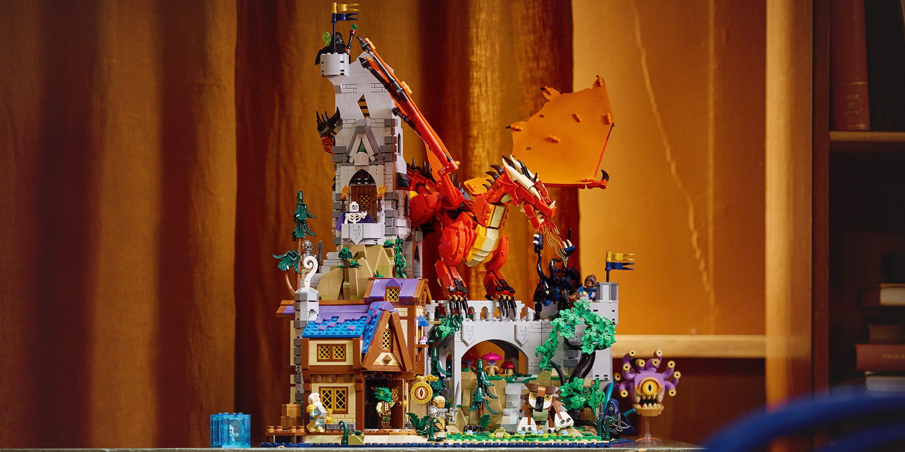 LEGO Ideas Dungeons and Dragons set March 2024 lifestyle table shot
