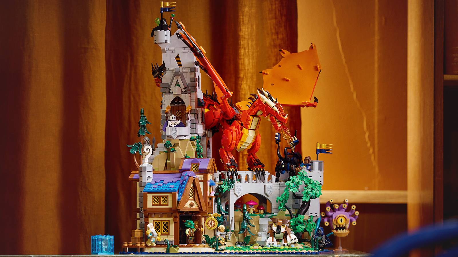 LEGO Ideas Dungeons and Dragons set March 2024 lifestyle table shot