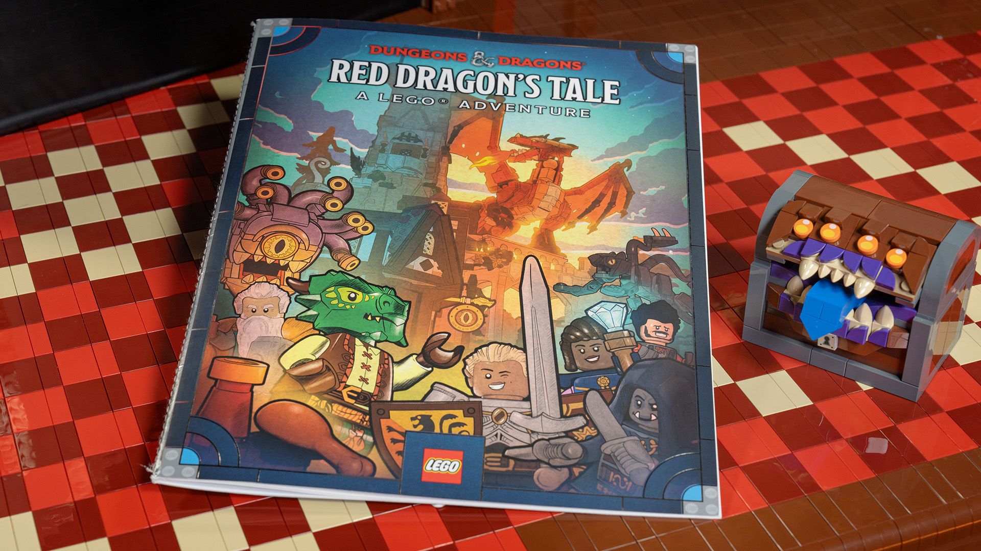 LEGO Ideas Dungeons and Dragons set Red Dragons Tale A Lego Adventure book paperback cover