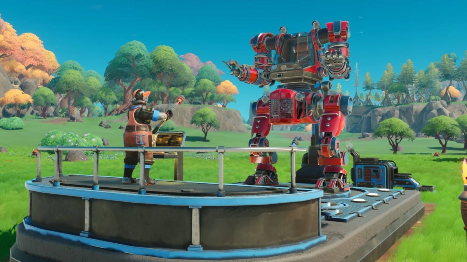 the mech in lightyear frontier.