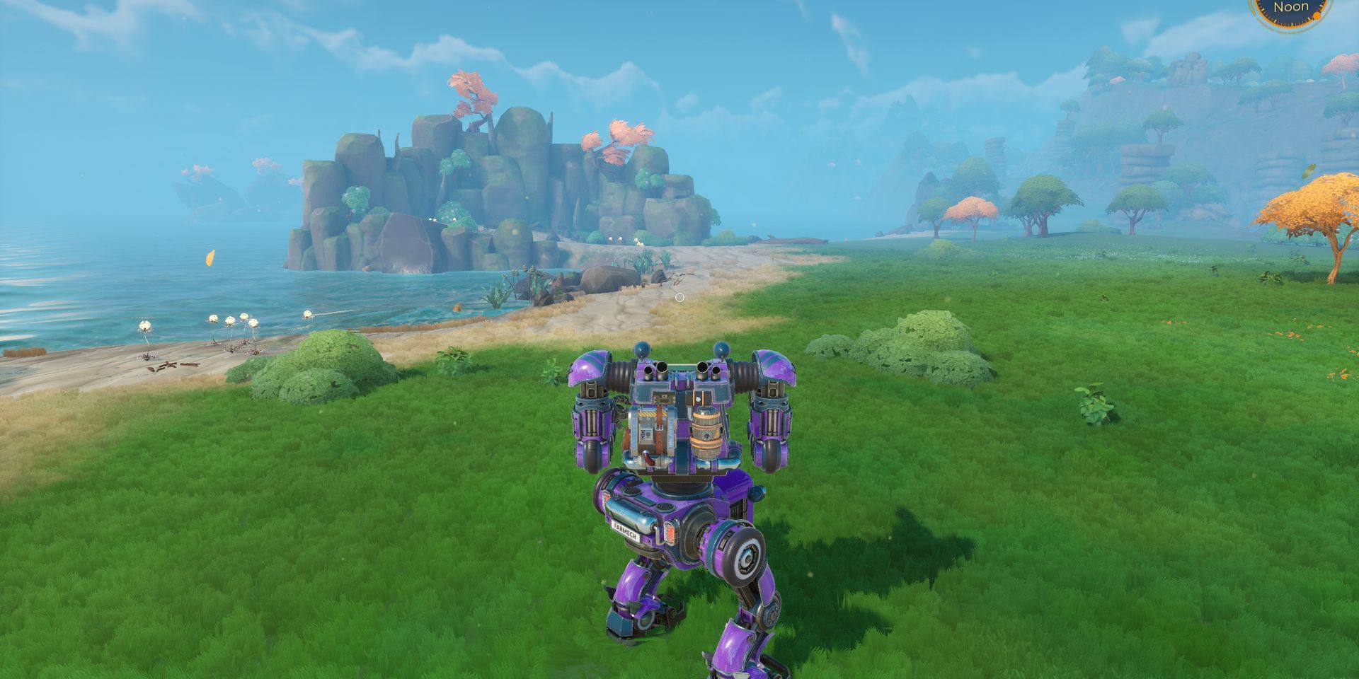 The mountainside coast are in Lightyear Frontier
