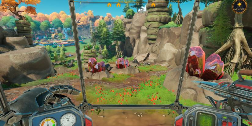 three red crystal deposits in Lightyear Frontier