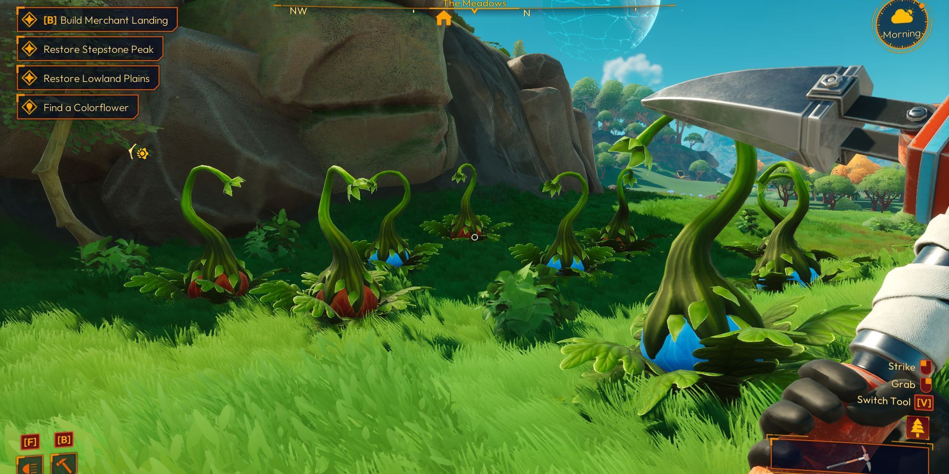 Growing Colorplants sprouts in Lightyear Frontier