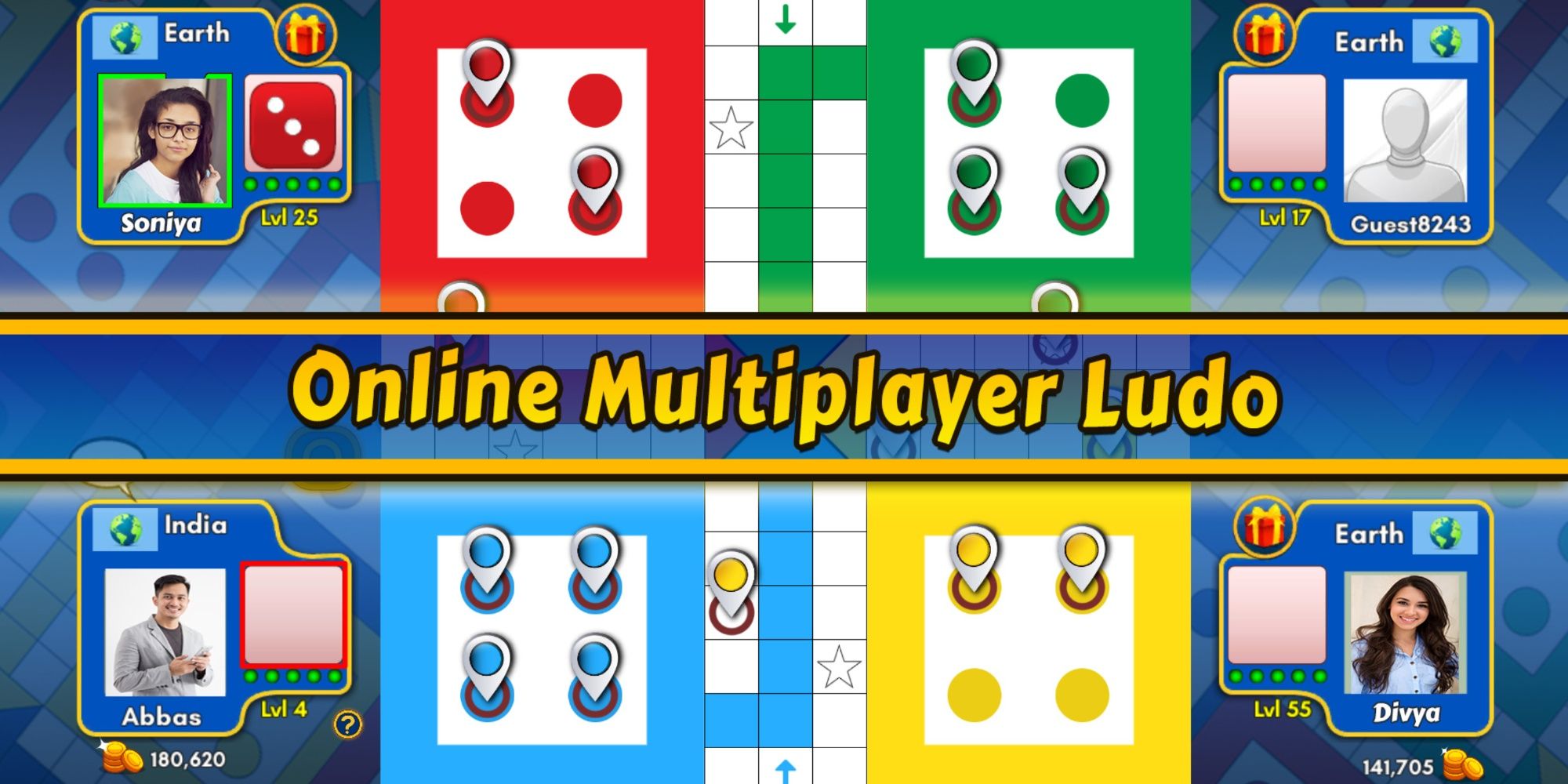 A promotional banner for the game Ludo KIng