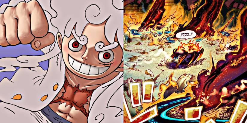 luffy vs the five elders one piece preview 1110
