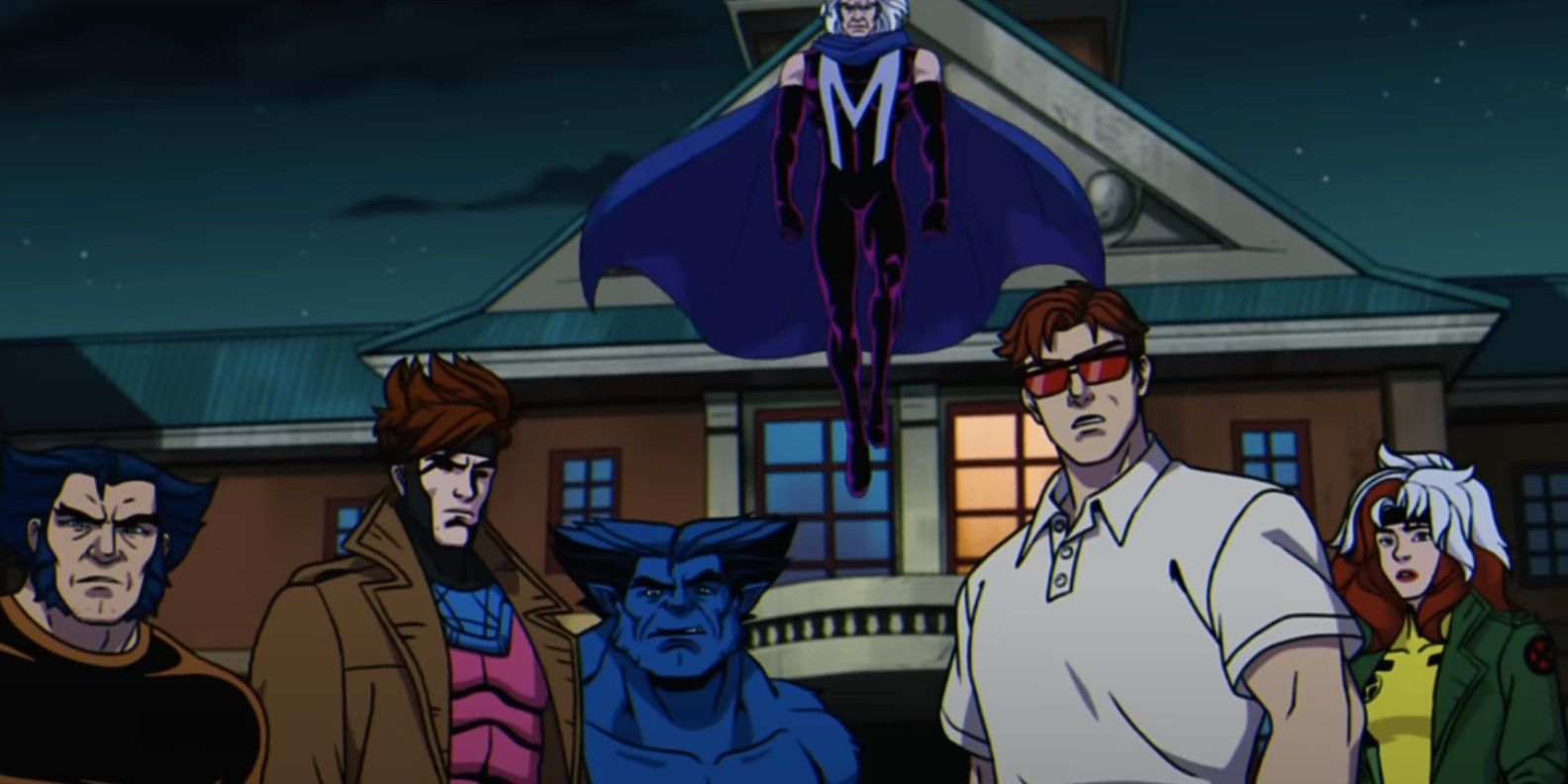 magneto and the x-men team in x-men 97 episode 2 Cropped