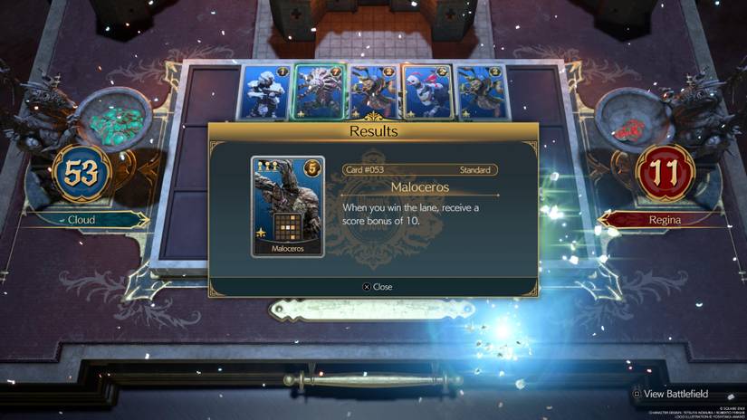 Maloceros Reward for defeating Regina Final Fantasy 7 Rebirth