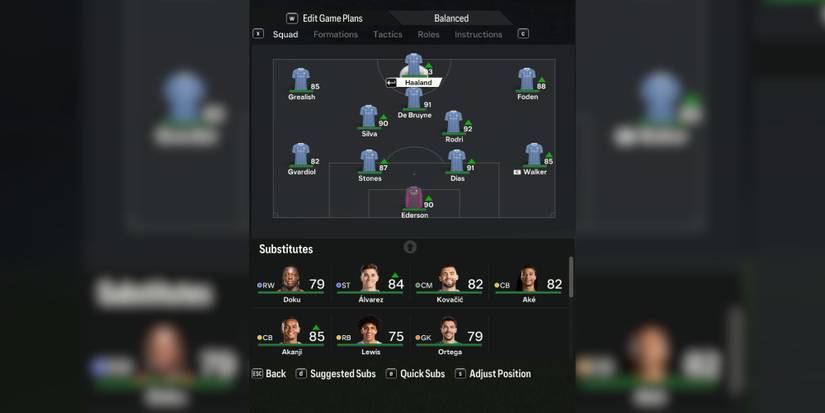 EA Sports FC 24 guide: The Best Starting 11 For Manchester City