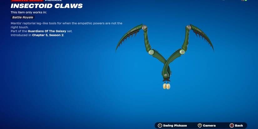 mantis blades pickaxe