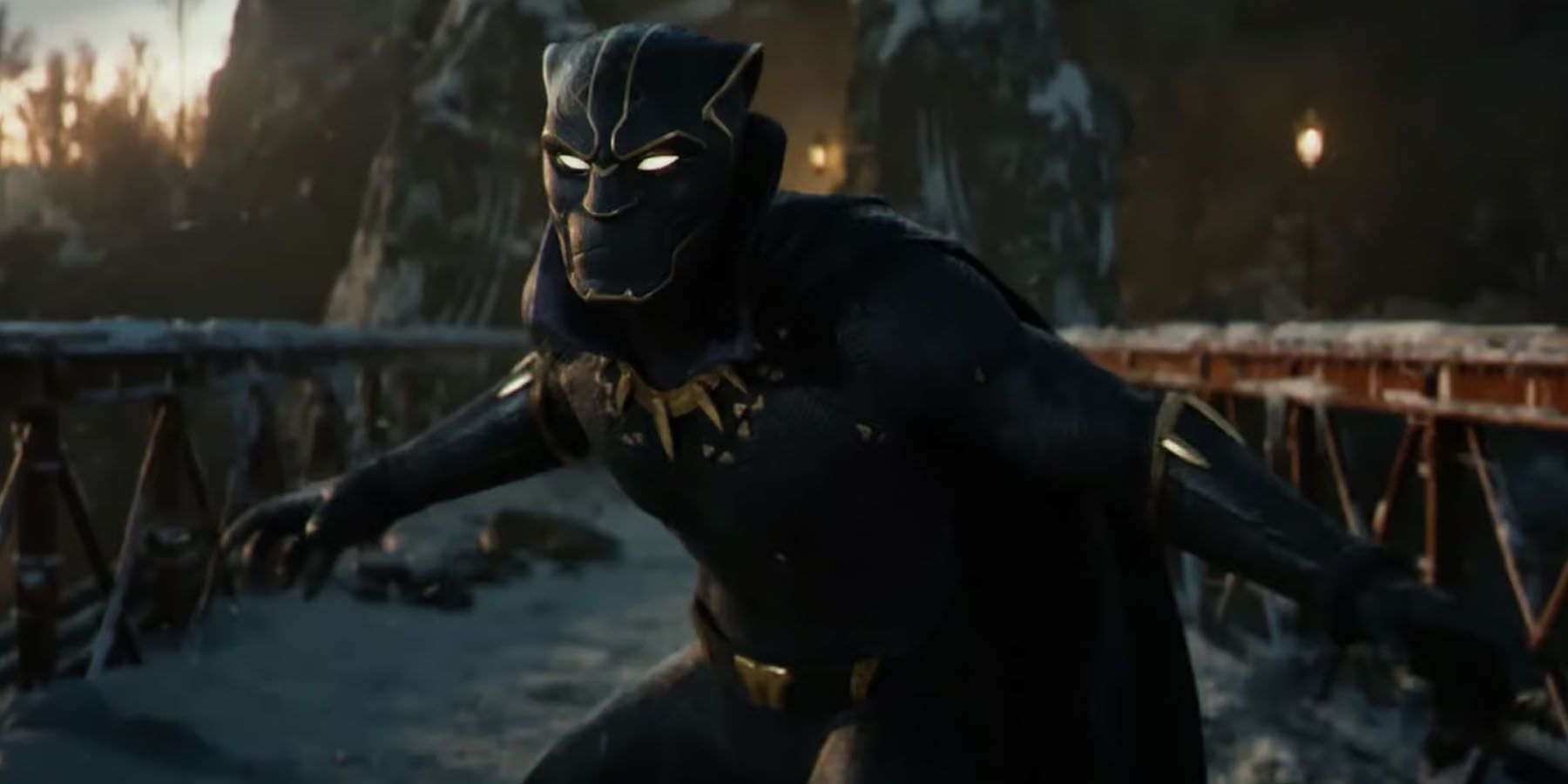 A screenshot of Black Panther getting ready for battle in Marvel 1943: Rise of Hydra.