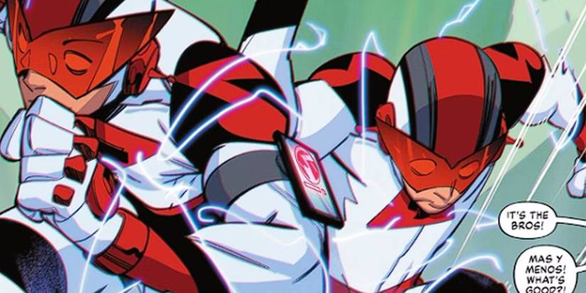 mas and menos dc comics