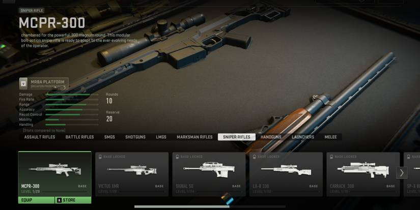 MCPR 300 Sniper Rifle  Call of Duty Warzone Mobile