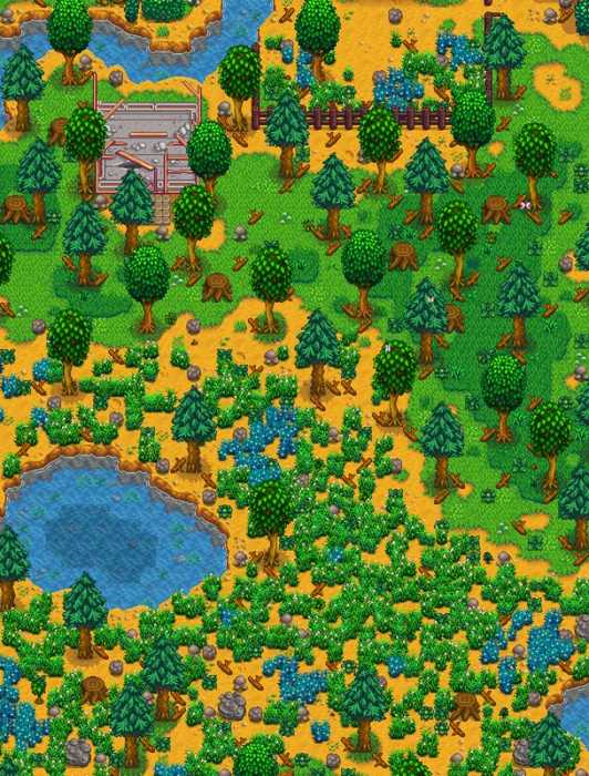 Staic Rant Layout Stardew Valley: A Guide to Using the Riverland Farm