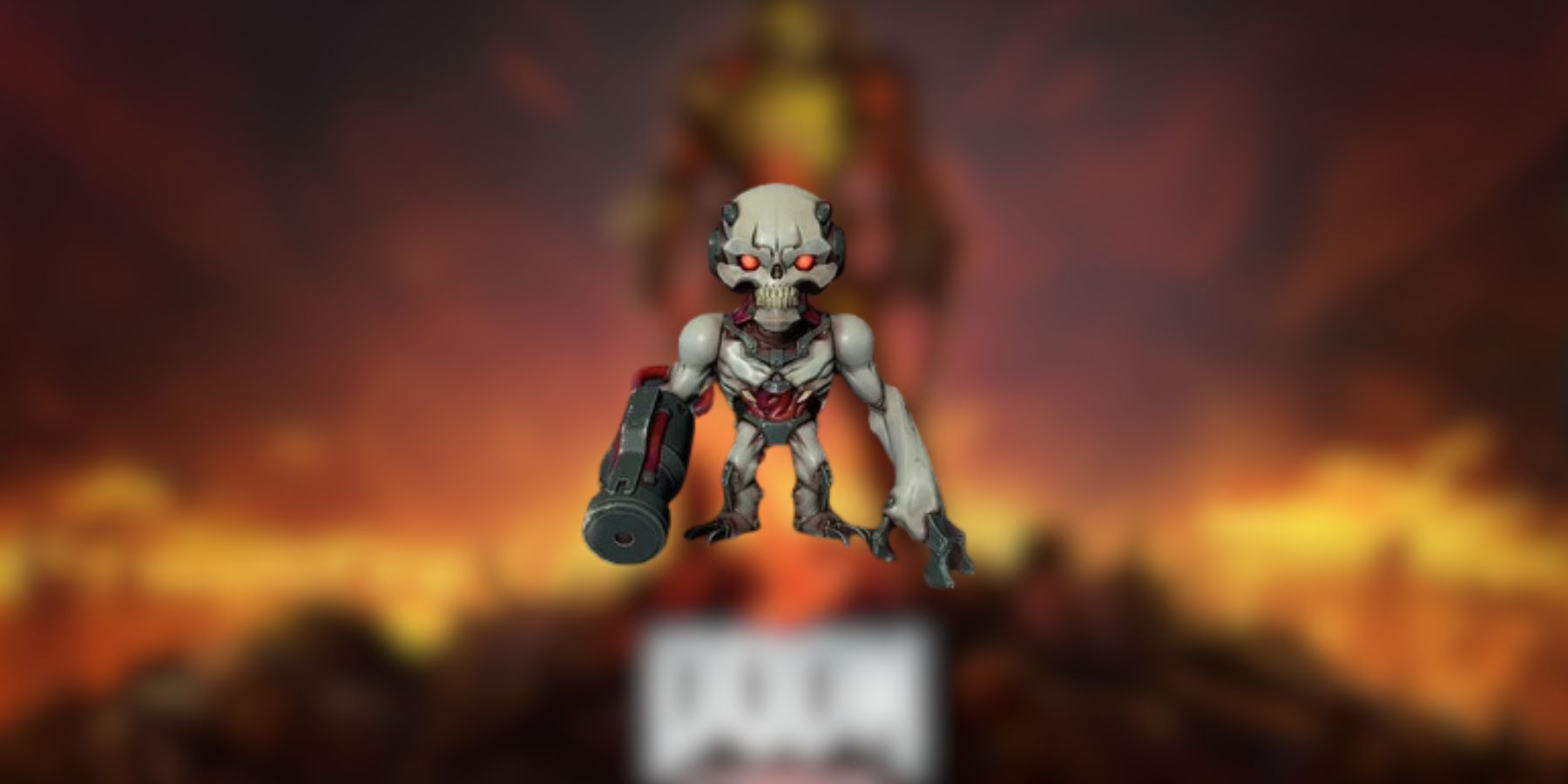 Mecha Zombie Toy Preview in Doom Eternal